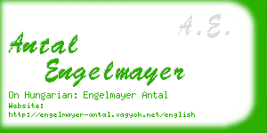 antal engelmayer business card